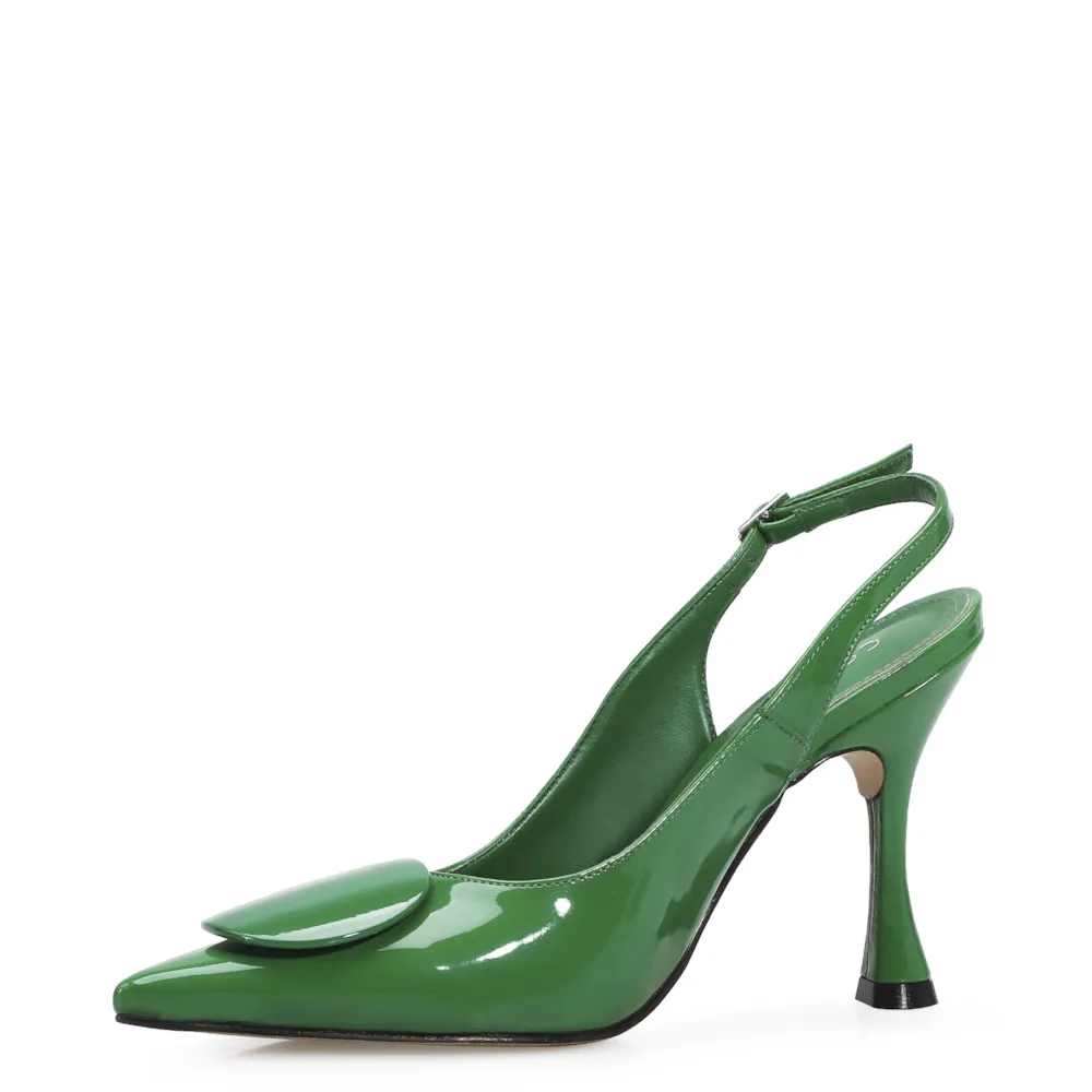 Scarpin Sara Verniz Verde - imagem 5