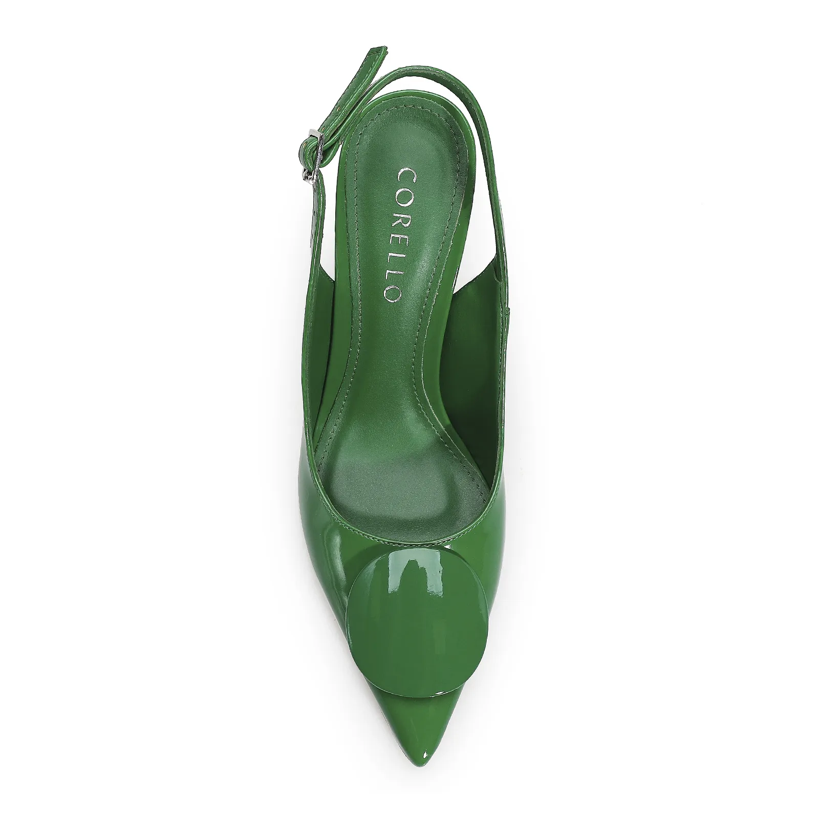 Scarpin Sara Verniz Verde