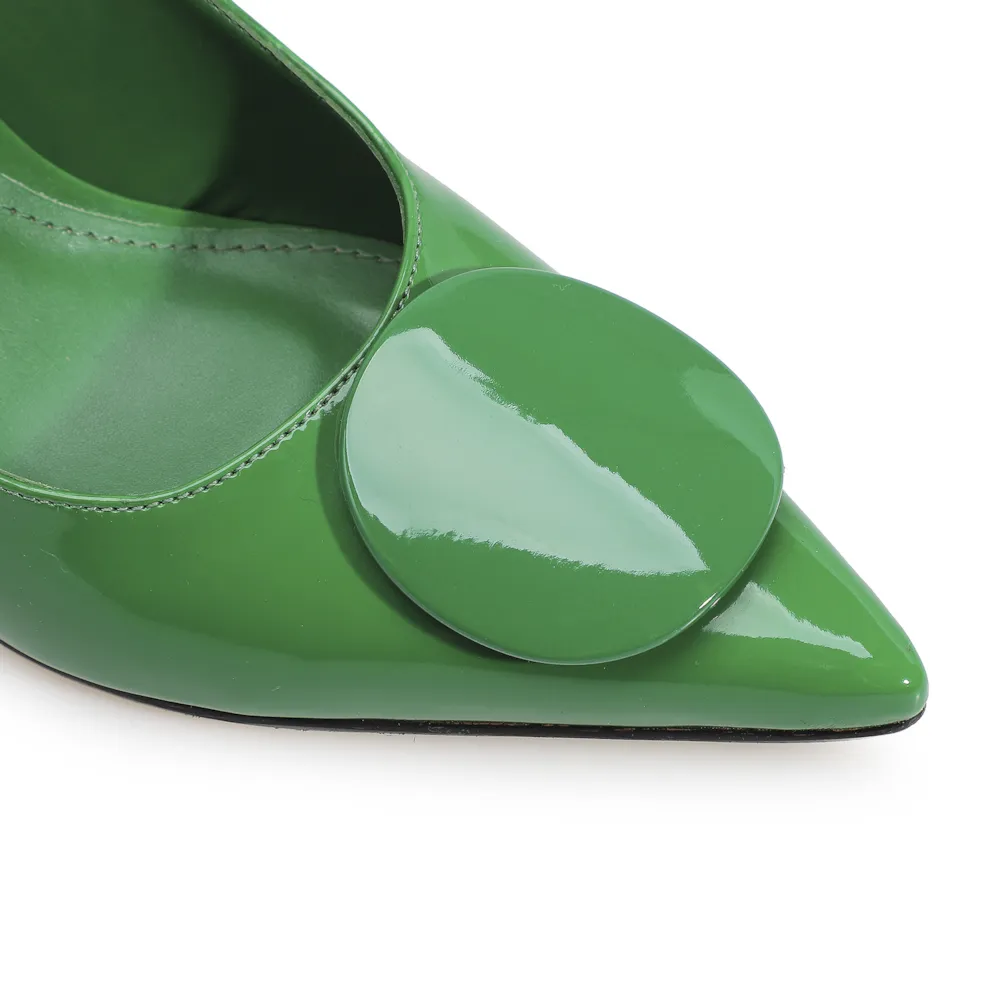 Scarpin Sara Verniz Verde - imagem 7