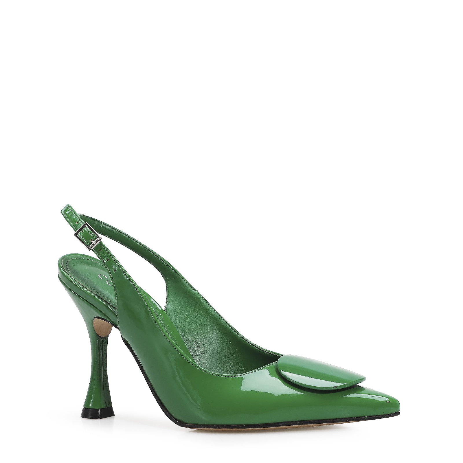 Scarpin Sara Verniz Verde