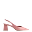 Scarpin Slingback Couro Rosa - imagem 2