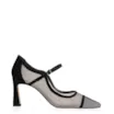 Scarpin Tela/Alt Nobuck Preto - imagem 3