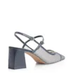 Scarpin Tela Azul/Couro Azul - imagem 3