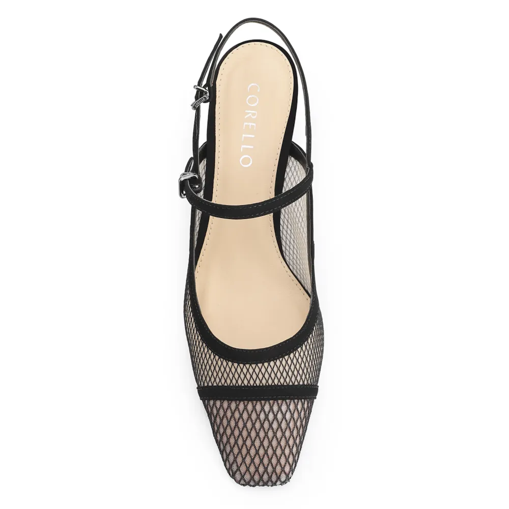 Scarpin Tela Preta/Nobuck Preto - imagem 5
