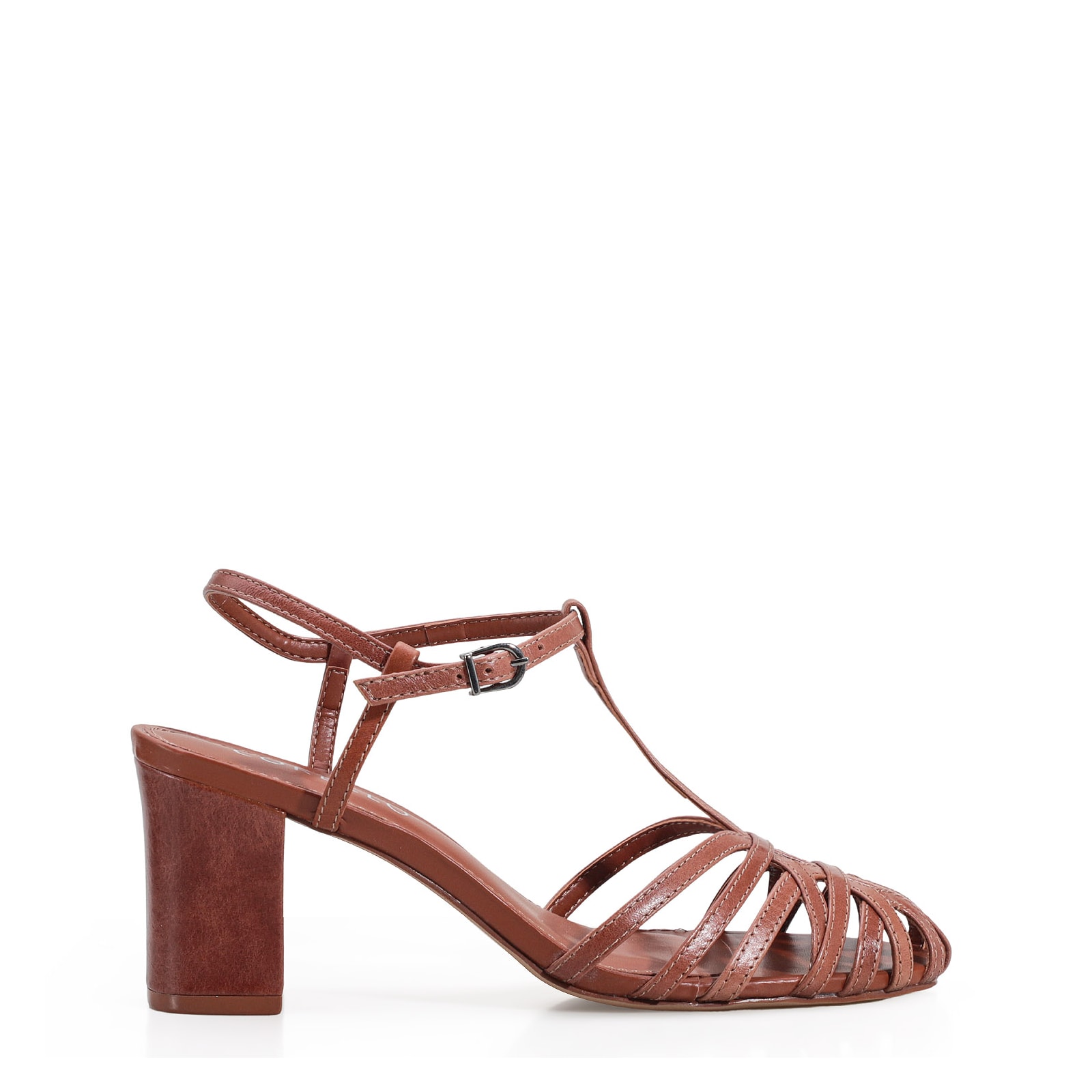 Scarpin Tira t Couro Avela
