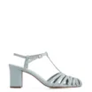 Scarpin Tira t Couro Azul - imagem 2