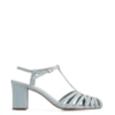 Scarpin Tira t Couro Azul - imagem 2