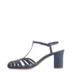 Scarpin Tira t Couro Azul - imagem 4