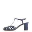 Scarpin Tira t Couro Azul - imagem 4