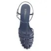 Scarpin Tira t Couro Azul - imagem 5