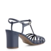 Scarpin Tira t Couro Azul - imagem 3