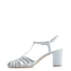 Scarpin Tira t Couro Azul - imagem 4