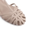 Scarpin Tira t Couro Bege - imagem 6