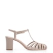 Scarpin Tira t Couro Bege - imagem 2