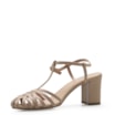 Scarpin Tira t Couro Bege - imagem 4