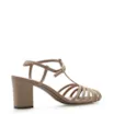 Scarpin Tira t Couro Bege - imagem 3