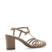 Scarpin Tira t Couro Bege - imagem 3