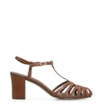 Scarpin Tira t Couro Caramelo - imagem 3