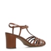 Scarpin Tira t Couro Caramelo - imagem 4