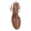Scarpin Tira t Couro Caramelo - imagem 6
