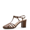 Scarpin Tira t Couro Marrom - imagem 4