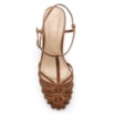 Scarpin Tira t Couro Marrom - imagem 5