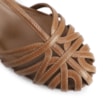 Scarpin Tira t Couro Marrom - imagem 6