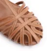 Scarpin Tira t Couro Marrom Claro - imagem 6