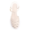 Scarpin Tira t Couro Off White - imagem 5