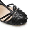 Scarpin Tira t Couro Preto - imagem 6