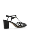 Scarpin Tira t Couro Preto - imagem 3