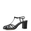 Scarpin Tira t Couro Preto - imagem 4
