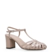 Scarpin Tira t Couro Rosado - imagem 1