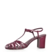 Scarpin Tira t Couro Vinho - imagem 4