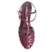 Scarpin Tira t Couro Vinho - imagem 5