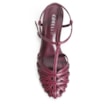 Scarpin Tira t Couro Vinho - imagem 5