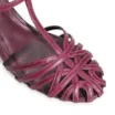 Scarpin Tira t Couro Vinho - imagem 6