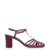 Scarpin Tira t Couro Vinho - imagem 2