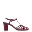 Scarpin Tira t Couro Vinho - imagem 2