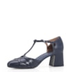 Scarpin Tiras Couro Azul - imagem 4