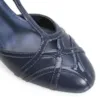 Scarpin Tiras Couro Azul - imagem 6