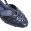 Scarpin Tiras Couro Azul - imagem 6