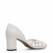 Scarpin Tiras Couro Branco - imagem 3