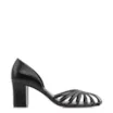 Scarpin Tiras Couro Preto - imagem 3