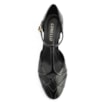 Scarpin Tiras Couro/Verniz Preto - imagem 6