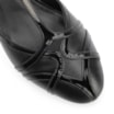 Scarpin Tiras Couro/Verniz Preto - imagem 7