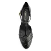 Scarpin Tiras Couro/Verniz Preto - imagem 6