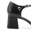 Scarpin Tiras Couro/Verniz Preto - imagem 8