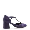 Scarpin Tiras Couro/Verniz Roxo - imagem 3