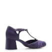 Scarpin Tiras Couro/Verniz Roxo - imagem 3